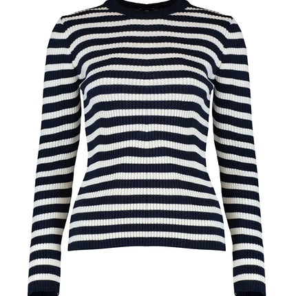 UNICORN Women's sweater striped purple beige pink green orange black white blue dark blue red s m l