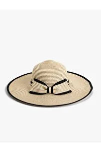 UNICORN Women's hat with bow beige black