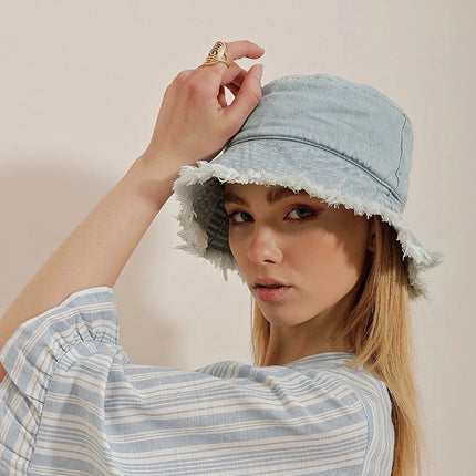 UNICORN Women's hat denim light blue