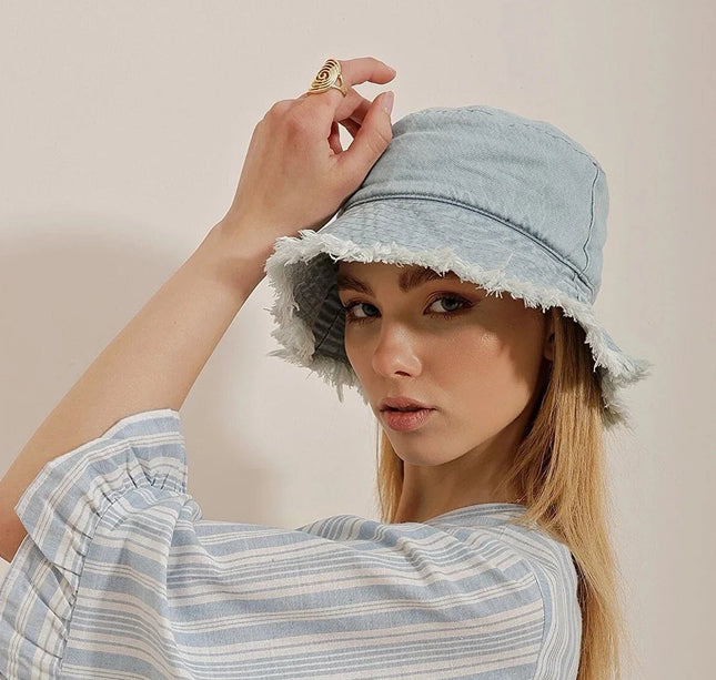 UNICORN Women's hat denim light blue