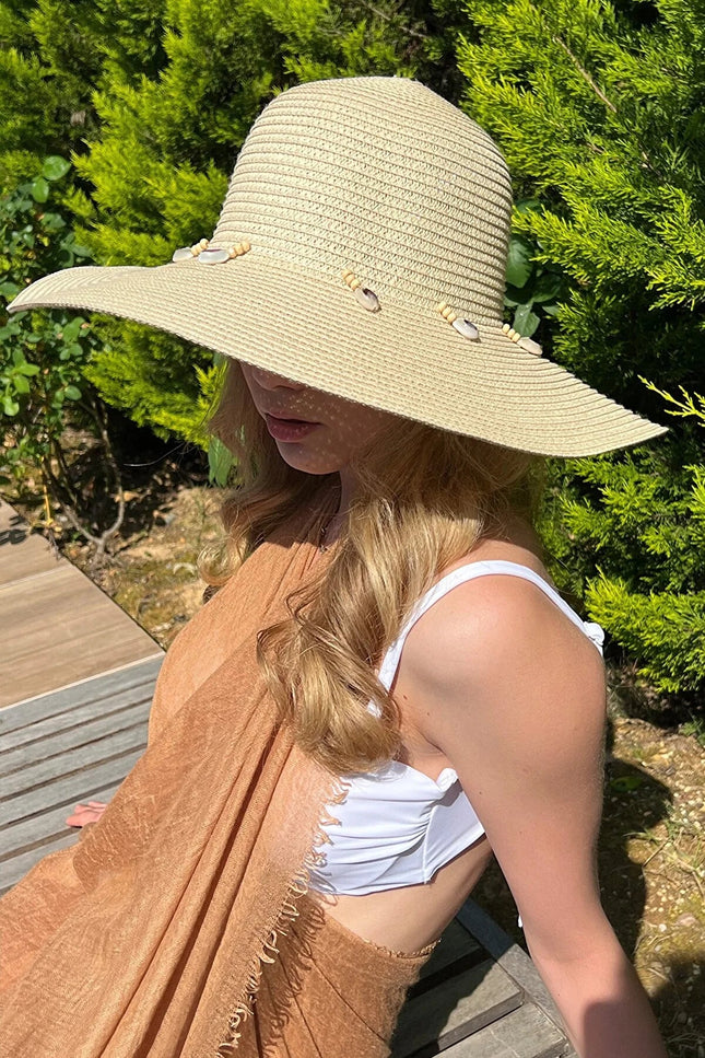 UNICORN Women's summer straw hat beige one size