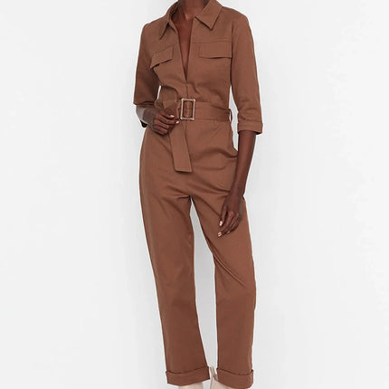 UNICORN Women's jumpsuit brown xs s m l xl