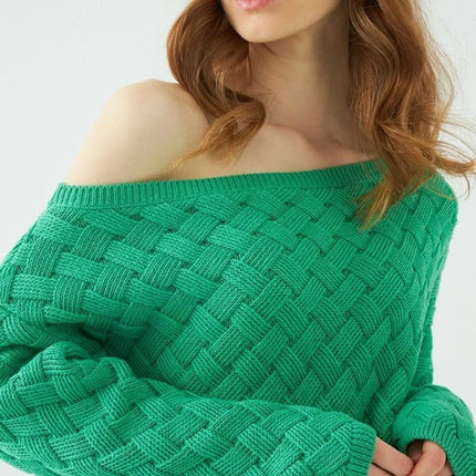 UNICORN Women's sweater green s m l