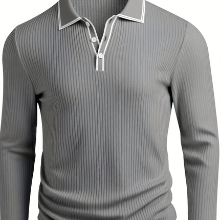 UNICORN Casual Long-Sleeve Polo Shirt with a Stylish Collar s m l xl xxl xxxl