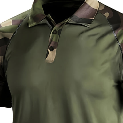 UNICORN Slim-Fit Classic Easy Short-Sleeve Polo Shirt with Camouflage s m l xl xxl xxxl