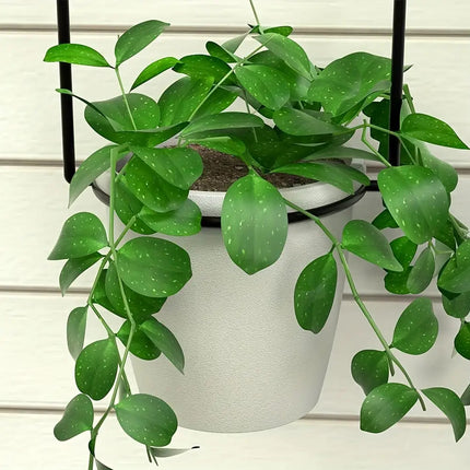 UNICORN Indoor And Outdoor Adjustable Hanging Flower Pots with 4 Pots