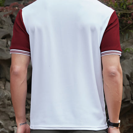 UNICORN Summer Short Sleeve Shirt Button-Front Placket, Collar & Ribbed Trim s m l xl xxl