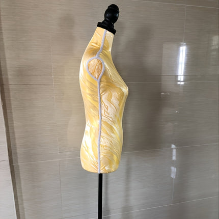 UNICORN Half-Body Foam Mannequin Showcasing Clothing black white yellow orange green