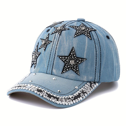UNICORN Unisex Rhinestone Cowboy Baseball Cap