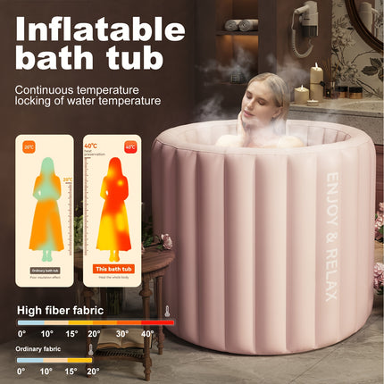 UNICORN 1 Portable Inflatable Hot Water Tub with Cute Cartoon Sheep Design Pink Green