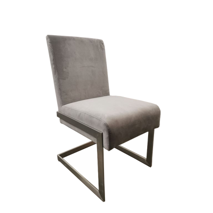 UNICORN Tube chair gray 58x47x89 cm