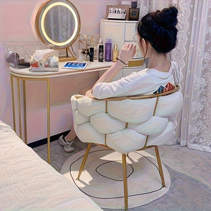 UNICORN elegant white pink gray green Makeup Chair Perfect for Bedrooms, Nail Art