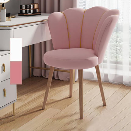 UNICORN Elegant Dressing Chair with Wooden Legs green grey