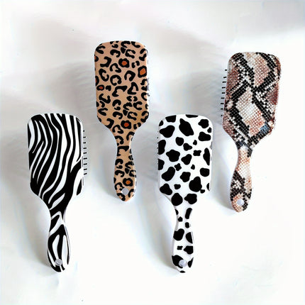 UNICORN Animal Pattern Cow Print Leopard Zebra Snake Print Hair Air Cushion Comb