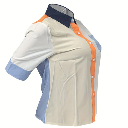 UNICORN Summer Fashion Casual Color Block Shirt s m l xl xxl