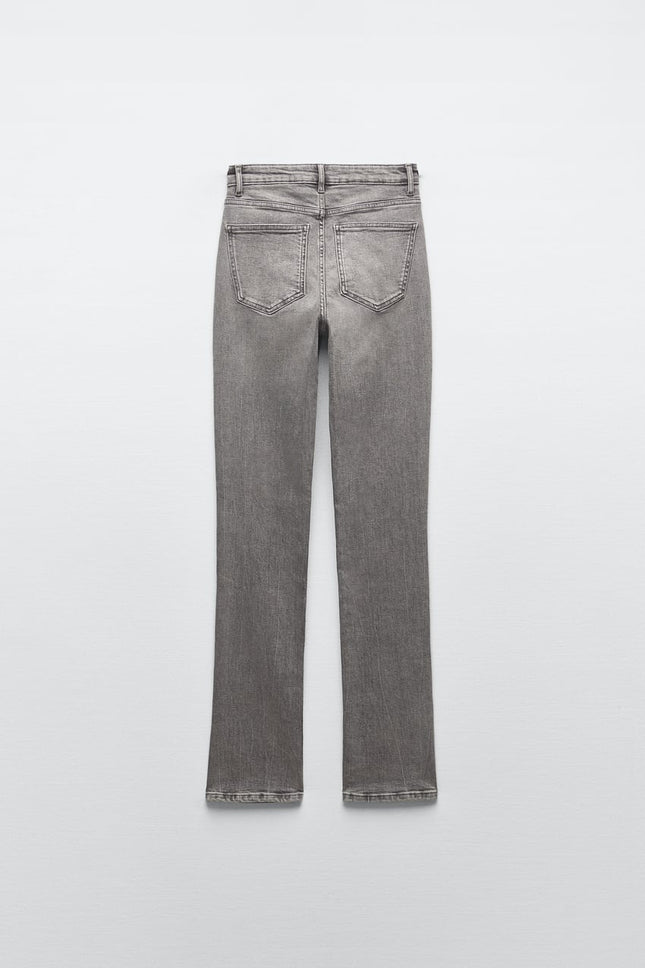 UNICORN Women's long high-waisted jeans dark gray xxs xs s m l xl xxl xxxl