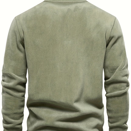 UNICORN Men's Sweatshirt with Stand-Up Collar, Half-Zip, Long Sleeves s m l xl xxl