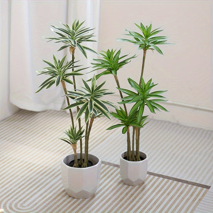 UNICORN Large Indoor Artificial Plant Resembling a Lily Bamboo