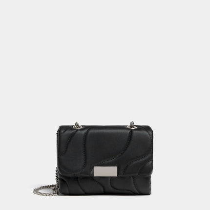 UNICORN Women's shoulder bag leather black green white