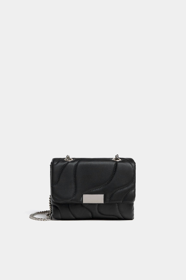UNICORN Women's shoulder bag leather black green white