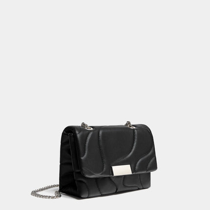 UNICORN Women's shoulder bag leather black green white
