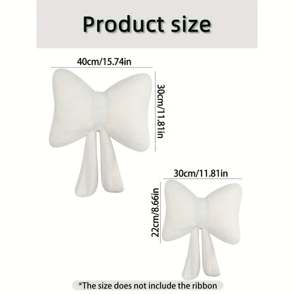 UNICORN Cute Rabbit Bow Pillow for The Living Room Or Bed white pink black 31 41 cm