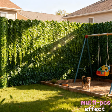 UNICORN 4 Artificial Vine Outdoor Privacy Screen Panels Length 51.5cm X 206cm