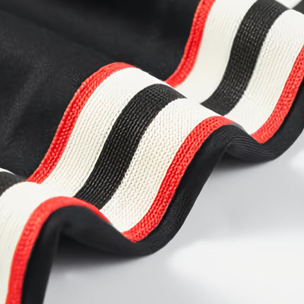 UNICORN Autumn Webbing Stripe Set, Stand Collar Zippered Sweatshirt s m l xl xxl xxxl
