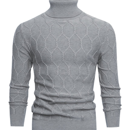 UNICORN Turtleneck Sweater Men'S Thick Warm Knit Top Design Quality Top s m l xl xxl