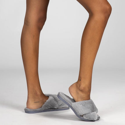 UNICORN Women's super soft fluffy slippers pink gray 34 35 36 37 38 39