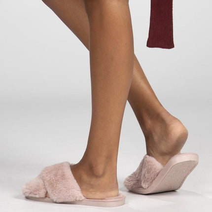 UNICORN Women's super soft fluffy slippers pink gray 34 35 36 37 38 39