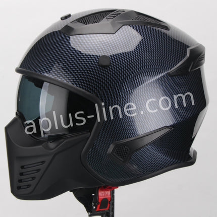 Scooter bromfiets zomerhelm jet helm vito bruzano roof boxer maten xs s m l xl xxl | Scooterhelm