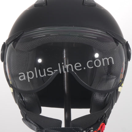 Scooter bromfiets zomerhelm jet helm vito roof boxer moda mat groen zwart blauw wit maten xs s m l xxl | Scooterhelm