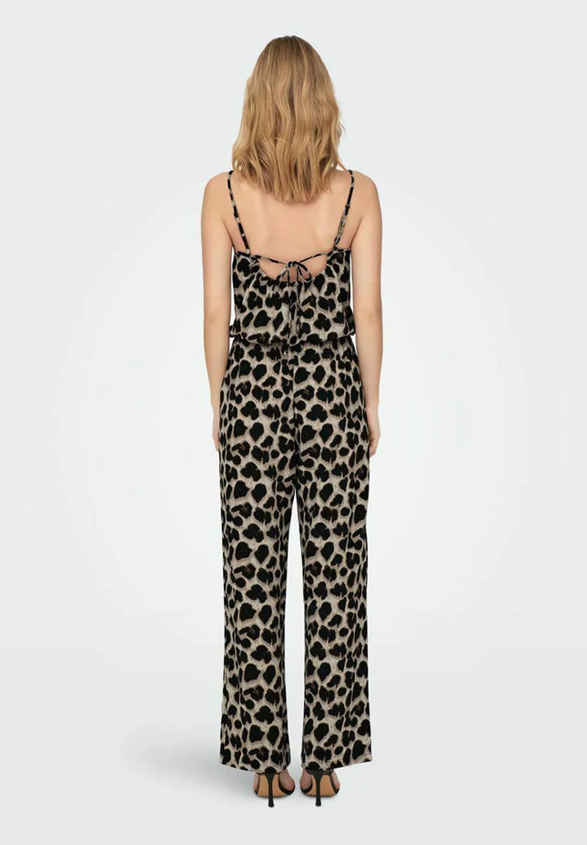 UNICORN Women's jumpsuit leopard print brown black red green pink xs s m l xl xxl