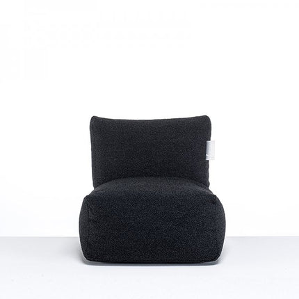 UNICORN Lounge chair beanbag velvet natural forest green wax white gray copper brown black gray brown leather 48 x 48 x 50 x 23 width x depth x back height x seat height