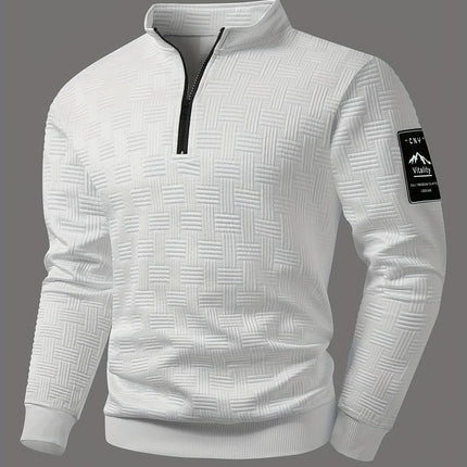 UNICORN Sweatshirt Men'S Casual Half Zipper Stand Collar Long Sleeve T-Shirt s m l xl xxl