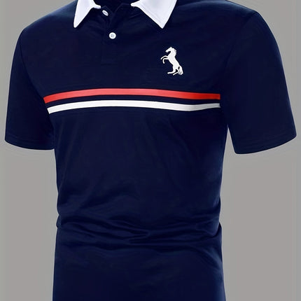 UNICORN Men's Fashion Casual Short Sleeve Printed Shirt