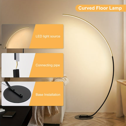 UNICORN 165cm Arc Floor Lamp, 3000K/4500K/6000K Dimmable Reading Lamp