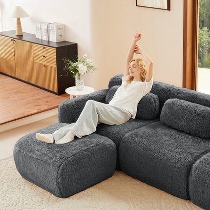 UNICORN U-Shape Modular Sofa, Suitable for Living Room Gray