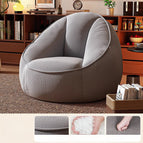 Elegant Gray | Light Beige-friendly Corduroy Full Filling / Without Foot Pedal