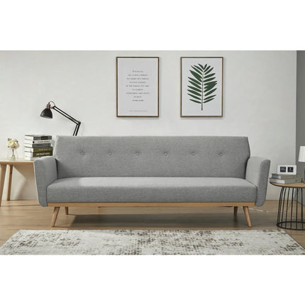 UNICORN Sofa bed gray black 85x212x79