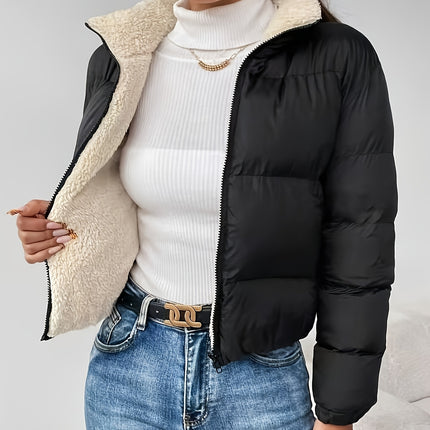 UNICORN Women's Autumn/Winter Thickened Lined Long Sleeve Padded Coat s m l xl
