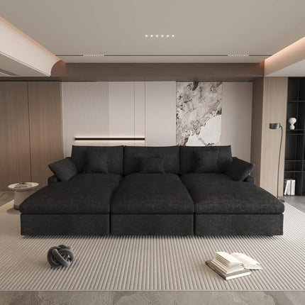 UNICORN Cloud Couch Modular Sofa 4.06meter U-Shaped White Black Gray Khaki