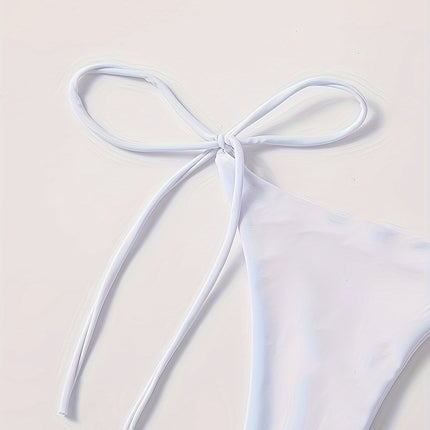 UNICORN Solid Color Sexy Rope Style Bikini Swimwear for Fashionable Women s m l