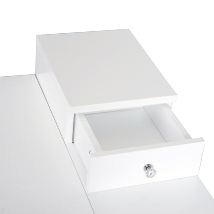 UNICORN Scandinavian-Style Dressing Table Multi-Tiered Pin AndWhite