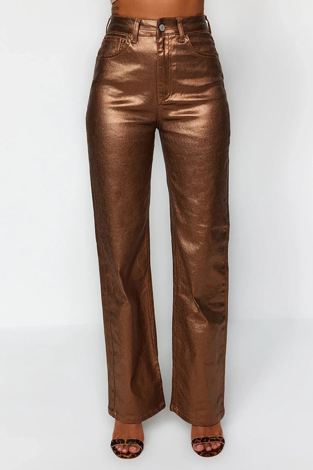 UNICORN Women's trousers brown purple xxs xs s m l xl