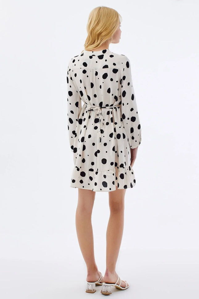 UNICORN Women's polka dot dress white black s m l xl