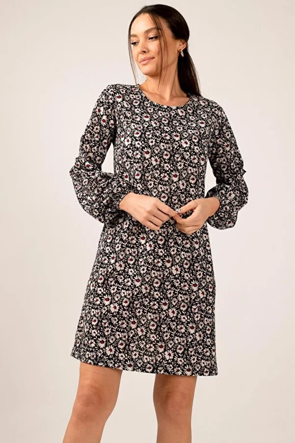 UNICORN Women's floral dress black s m l xl