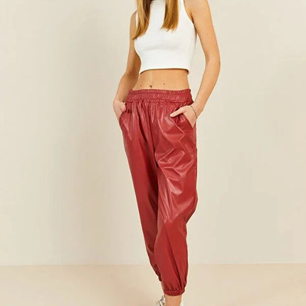 UNICORN Women's trousers red s m l
