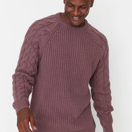 UNICORN Men's sweater knitted yellow green gray black dark blue white beige purple xs s m l xl